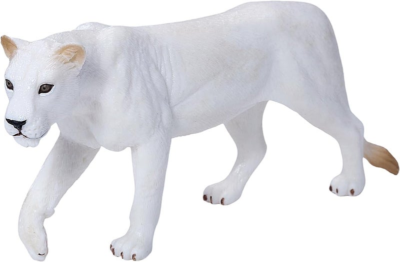 MOJO – White Lioness | Hand-Painted Toy Figure | Wildlife Collection | True to Life & Highly Detailed | Designed in UK - Image 3